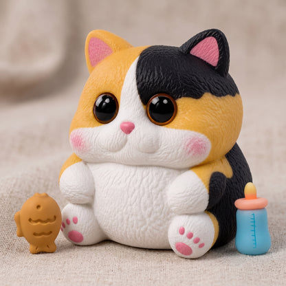 Cat Squishy Toys, Soft TPR Sensory Fidget Squeeze Toy