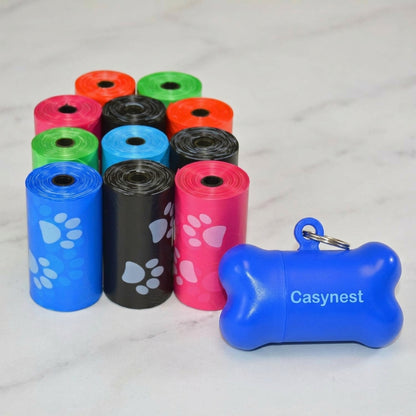 Leakproof dog poop bags designed for clean and convenient pet waste pickup