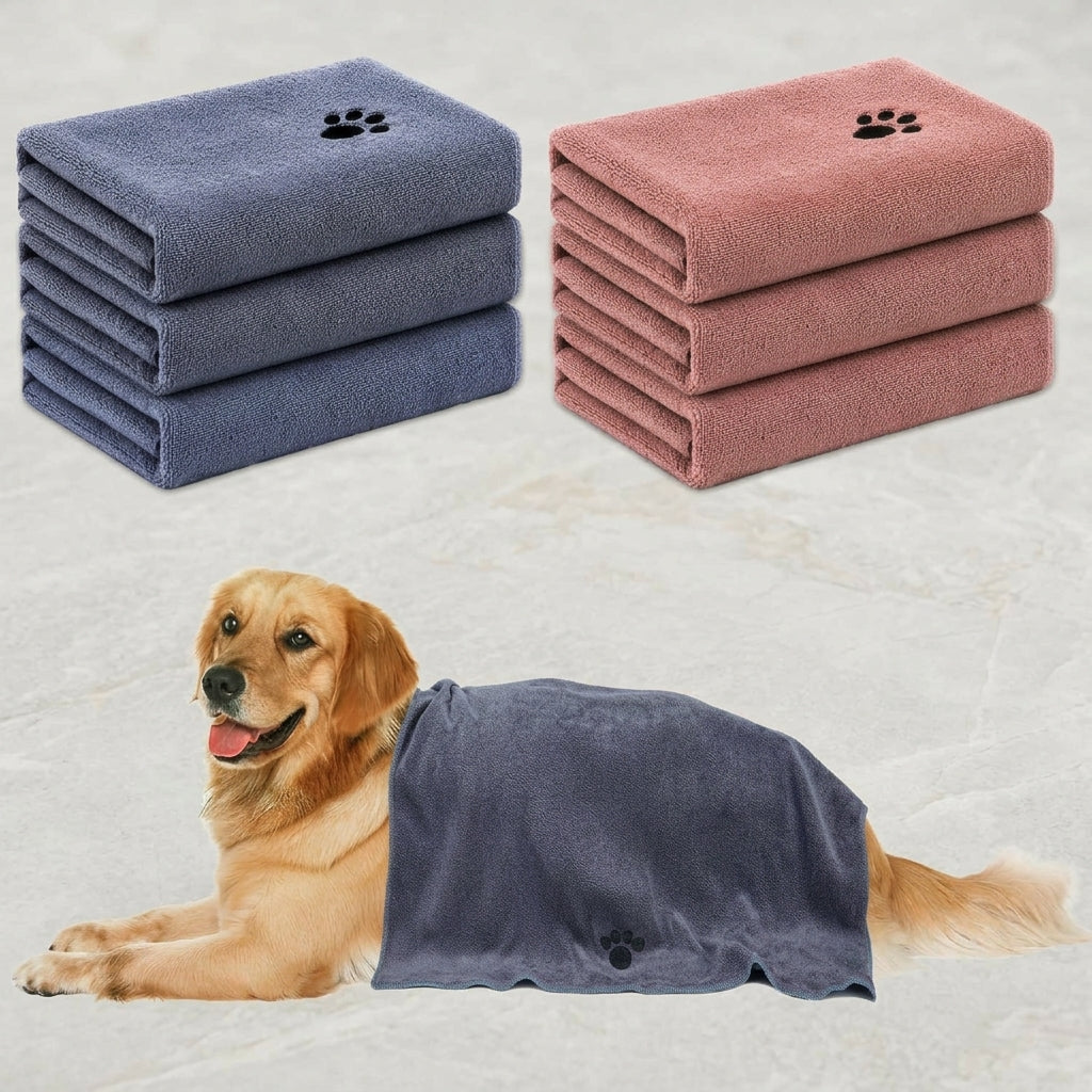 Wear-resistant pet towels for repeated washing