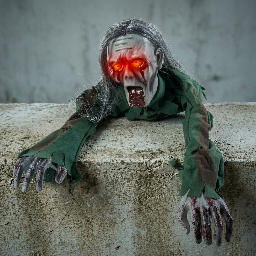 43 inch electric crawling ghost Halloween decoration