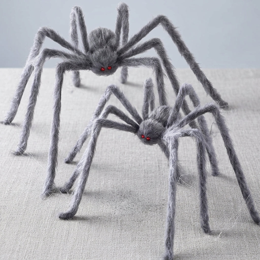 Two 5 ft Halloween spiders for indoor and outdoor displays