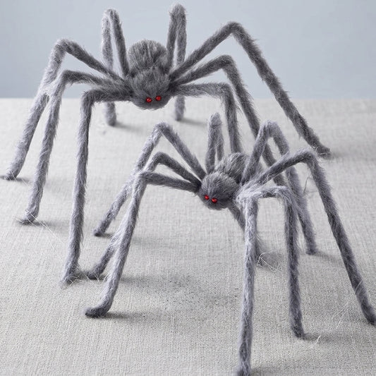 Two 5 ft Halloween spiders for indoor and outdoor displays
