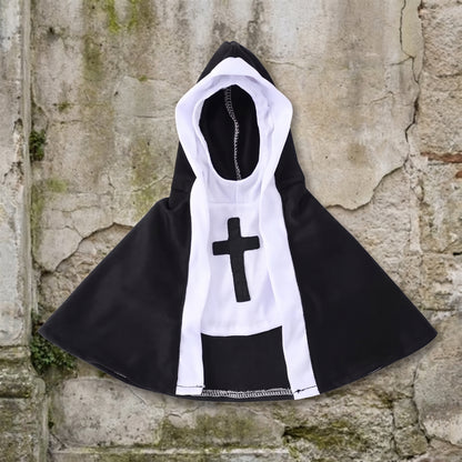 Black Halloween costume for cats and small dogs