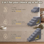 6 step dog stairs