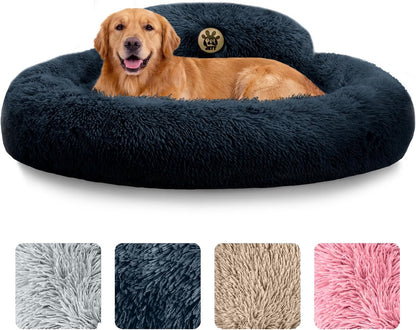Calming Dog Bed for Small to Large Dogs Soft Donut Bed
