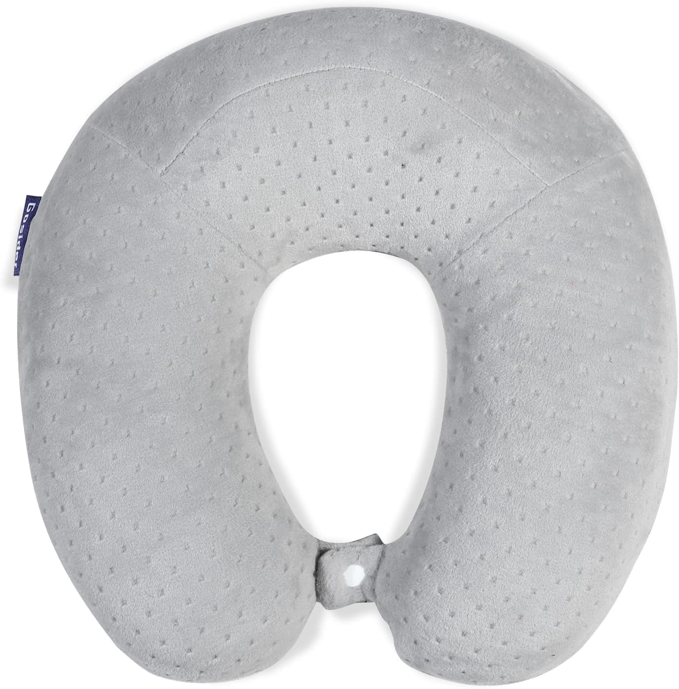 U-Shaped Memory Foam Travel Neck Pillow – Comfortable & Breathable Airplane Pillow for Head and Neck Support, Portable.