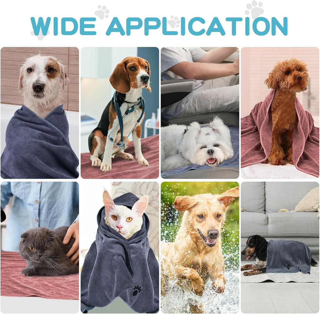 Quick drying dog towels for regular pet baths