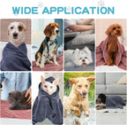 Quick drying dog towels for regular pet baths