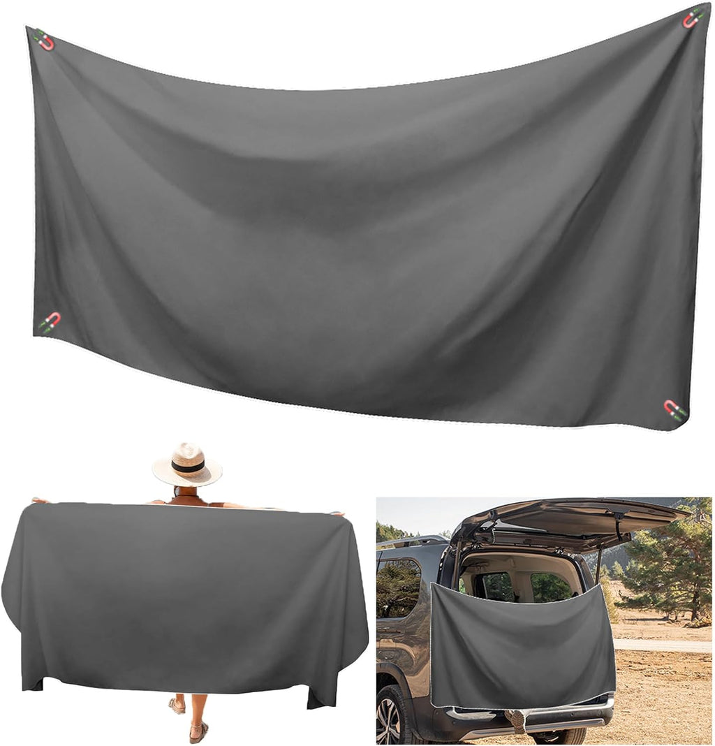 Sand-resistant beach towel with quick-dry fabric and oversized 75 x 30 inch design