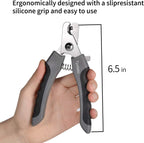 Dog & Cat Nail Clippers for Large Breeds, Safari Professional Trimmers with Quick Sensor, Safety Guard & Nail File