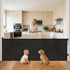 Retractable Baby Gate for Stairs, Doorways & Hallways