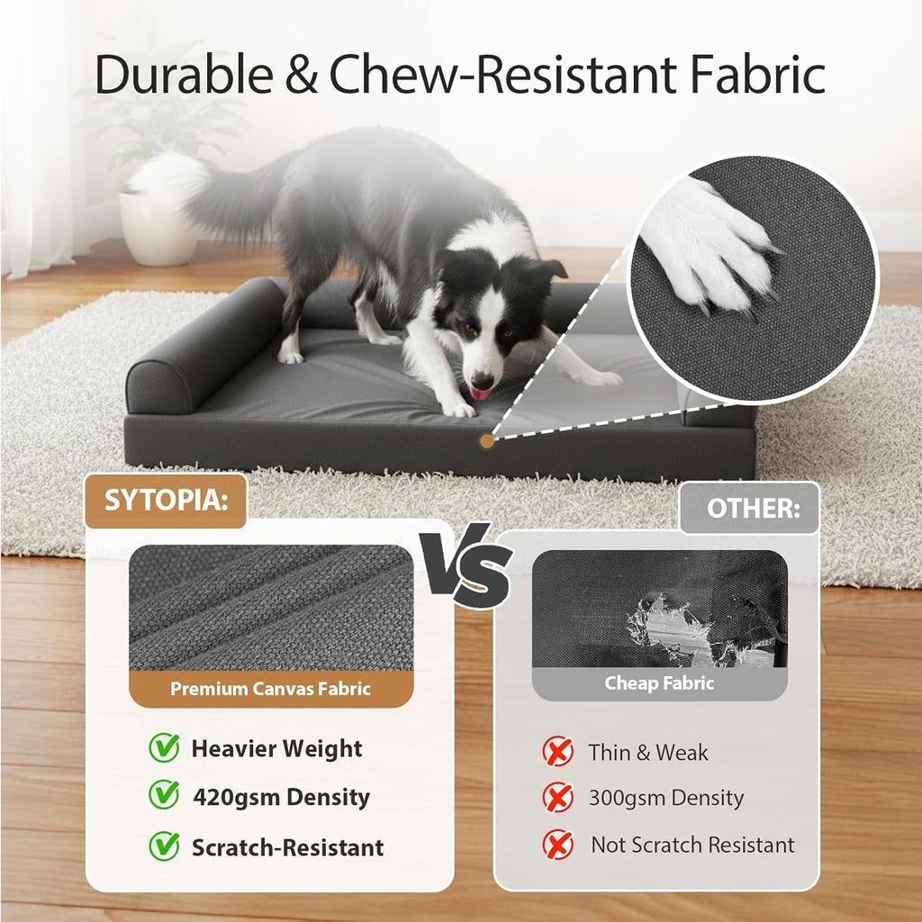 XL Orthopedic Dog Bed 42in Waterproof Washable Foam Bed