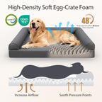 XL Orthopedic Dog Bed 42in Waterproof Washable Foam Bed