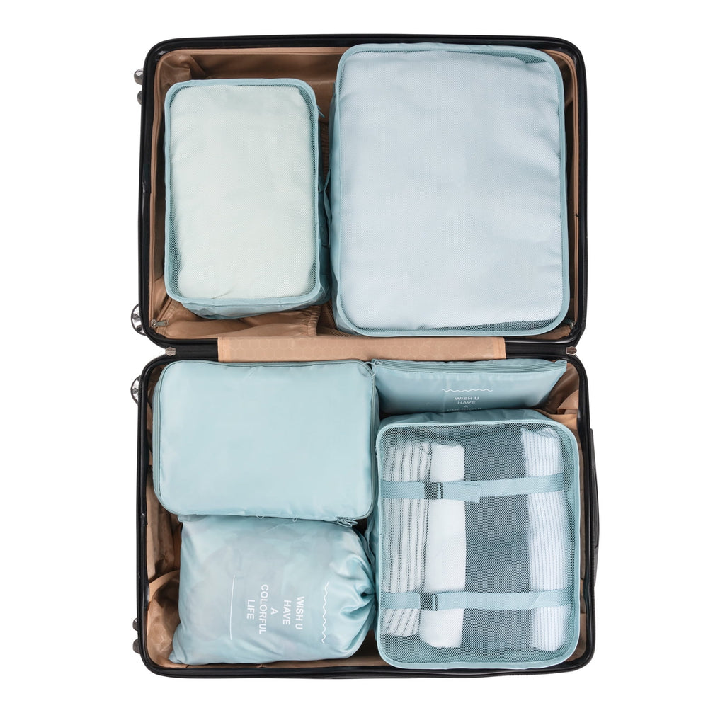 6 Set Packing Cubes, Travel Luggage Packing Organizers