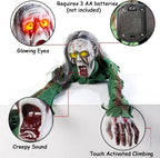 43 inch crawling ghost with scary sound effect