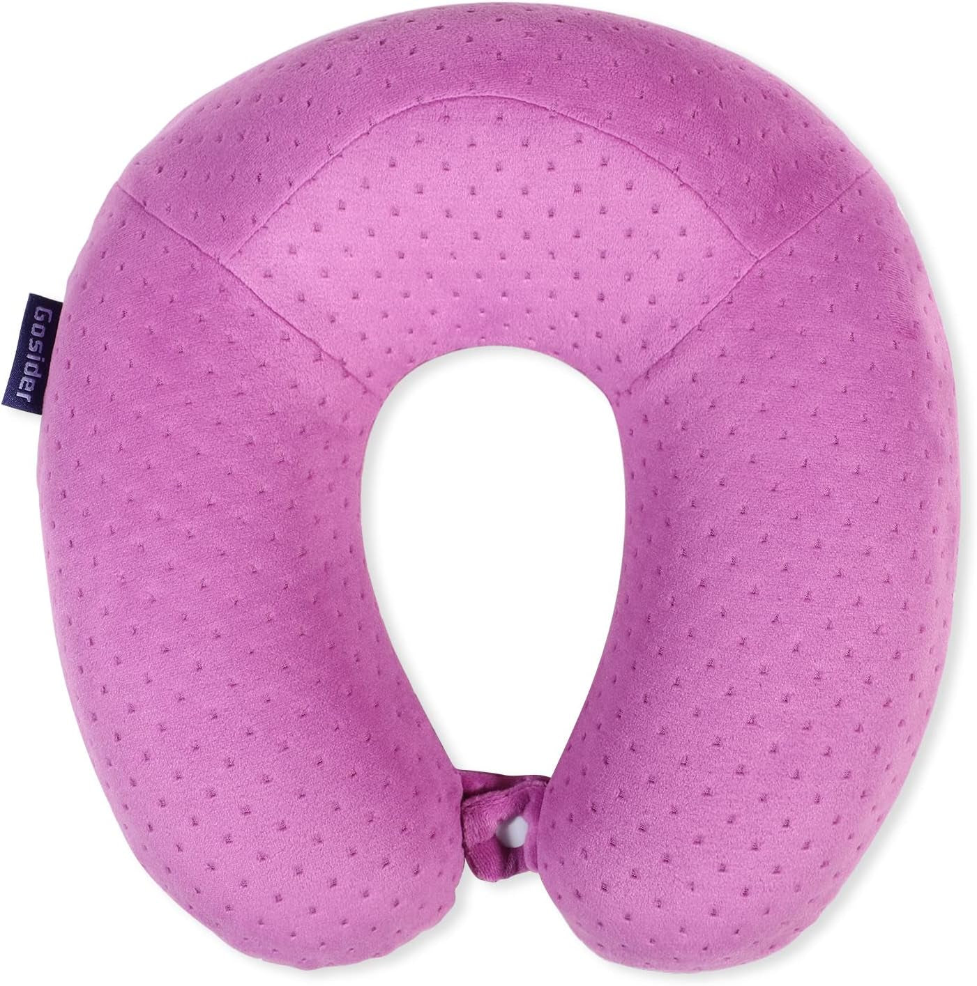 U-Shaped Memory Foam Travel Neck Pillow – Comfortable & Breathable Airplane Pillow for Head and Neck Support, Portable.