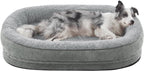 Calming Dog Bed for Large Pets Soft Washable Cushion Bed