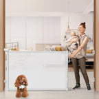 Retractable Baby Gate for Stairs, Doorways & Hallways