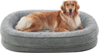 Calming Dog Bed for Large Pets Soft Washable Cushion Bed