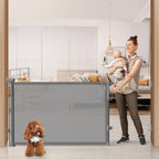 Retractable Baby Gate for Stairs, Doorways & Hallways