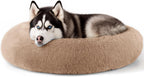 Calming Donut Dog Bed for Small Dogs & Cats Washable