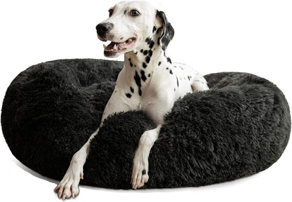 Calming Donut Cuddler Dog Bed – Medium & Large, 30"
