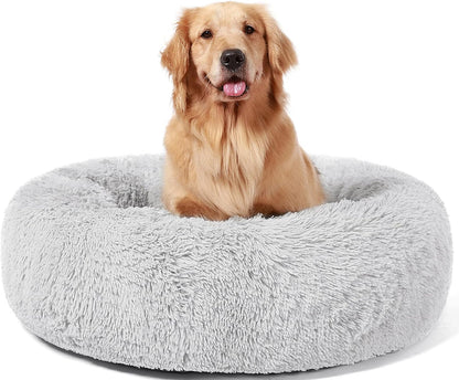 Calming Donut Cuddler Dog Bed – Medium & Large, 30"