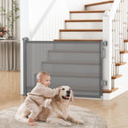 Retractable Baby Gate for Stairs, Doorways & Hallways