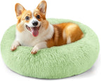 Calming Donut Dog Bed for Small Dogs & Cats Washable