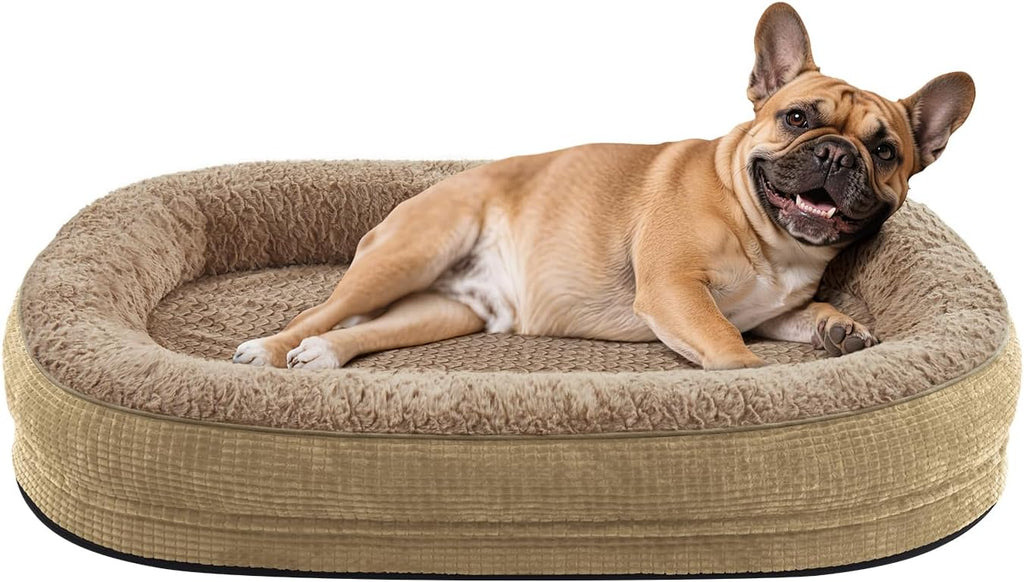 Calming Dog Bed for Large Pets Soft Washable Cushion Bed