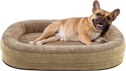 Calming Dog Bed for Large Pets Soft Washable Cushion Bed