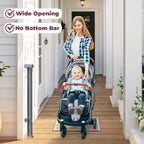 Retractable Baby Gate for Stairs, Doorways & Hallways