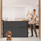 Retractable Baby Gate for Stairs, Doorways & Hallways