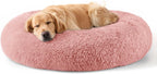 Calming Donut Dog Bed for Small Dogs & Cats Washable