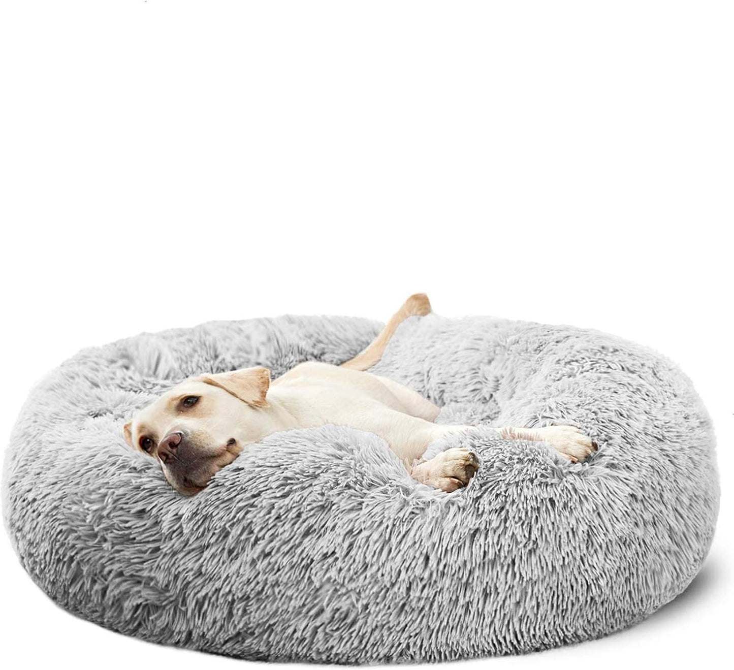 Calming Donut Cuddler Dog Bed – Medium & Large, 30"