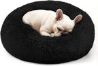 Calming Donut Dog Bed for Small Dogs & Cats Washable