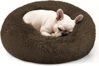 Calming Donut Dog Bed for Small Dogs & Cats Washable