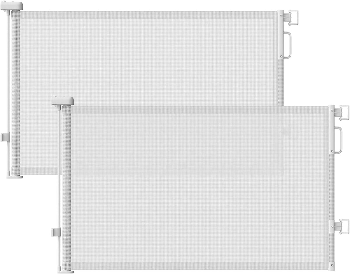 Retractable Baby Gate for Stairs, Doorways & Hallways