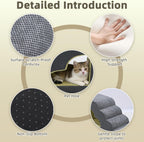 Dog Stairs for High Bed 6 Step Foam Pet Ramp with Tunnel
