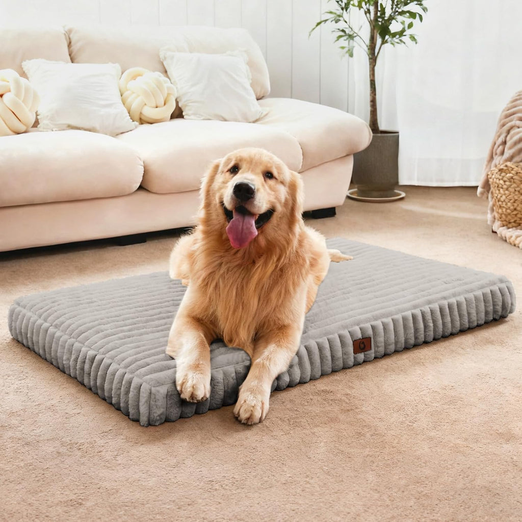 Orthopedic Dog Bed Egg Crate Foam Waterproof Crate Washable