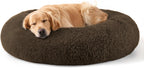 Calming Donut Dog Bed for Small Dogs & Cats Washable