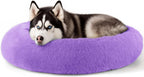 Calming Donut Dog Bed for Small Dogs & Cats Washable