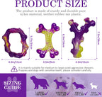 Frienhund Tough Dog Toys for Aggressive Chewers 3 Pack, Indestructible Dog Toys for Large Dogs, Dog Chew Toys, Aggressive Chew Toys to Keep Them Busy, Dog Toy for 30-75Lbs Medium/Large Breeds
