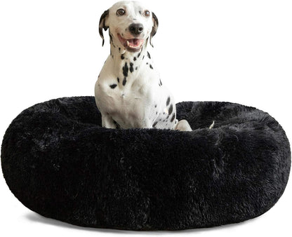 Calming Donut Cuddler Dog Bed – Medium & Large, 30"