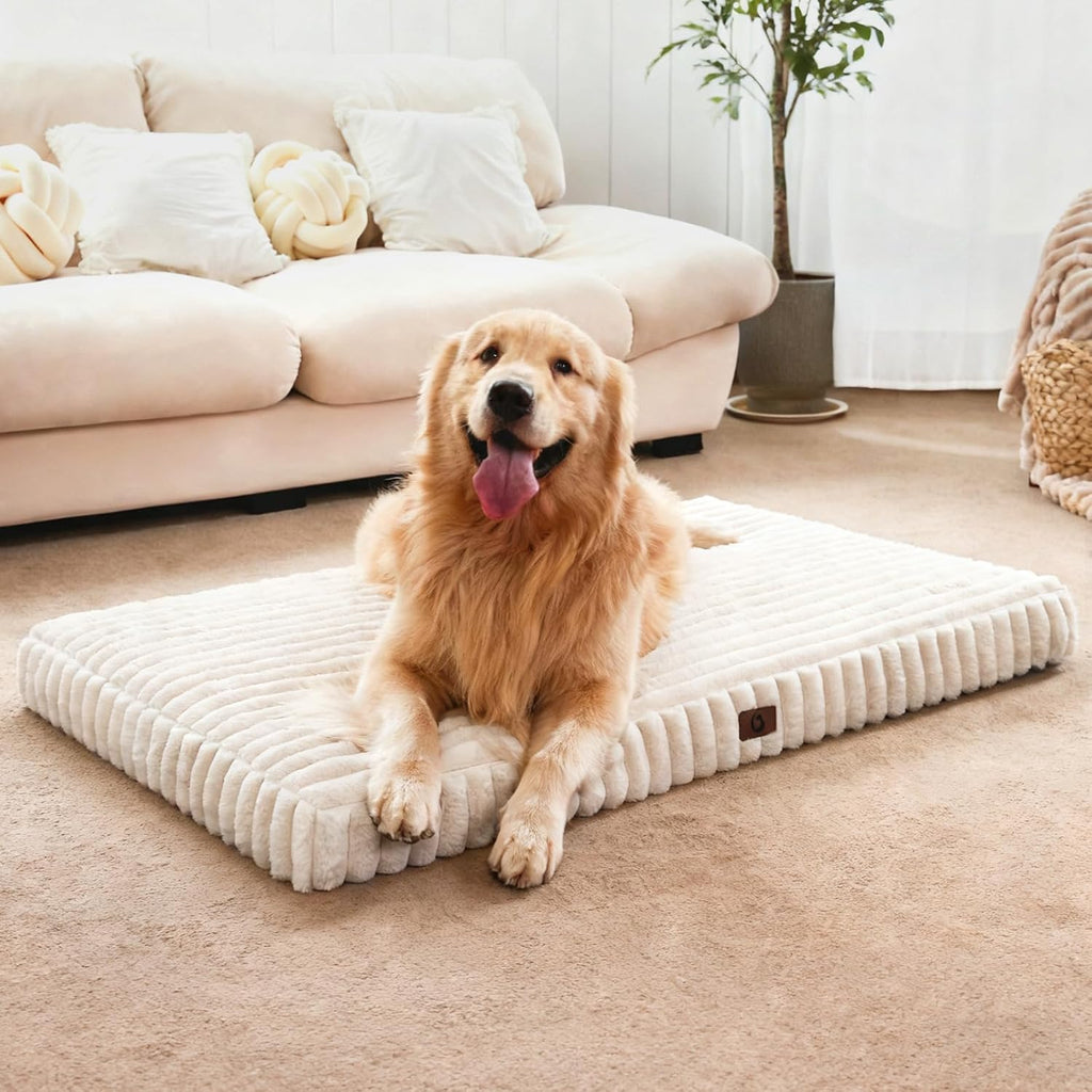 Orthopedic Dog Bed Egg Crate Foam Waterproof Crate Washable