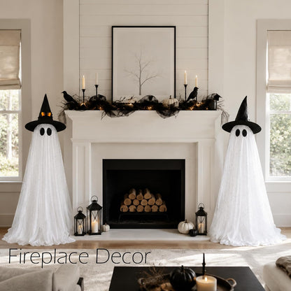 Halloween Ghost Decorations with Remote Control Lights