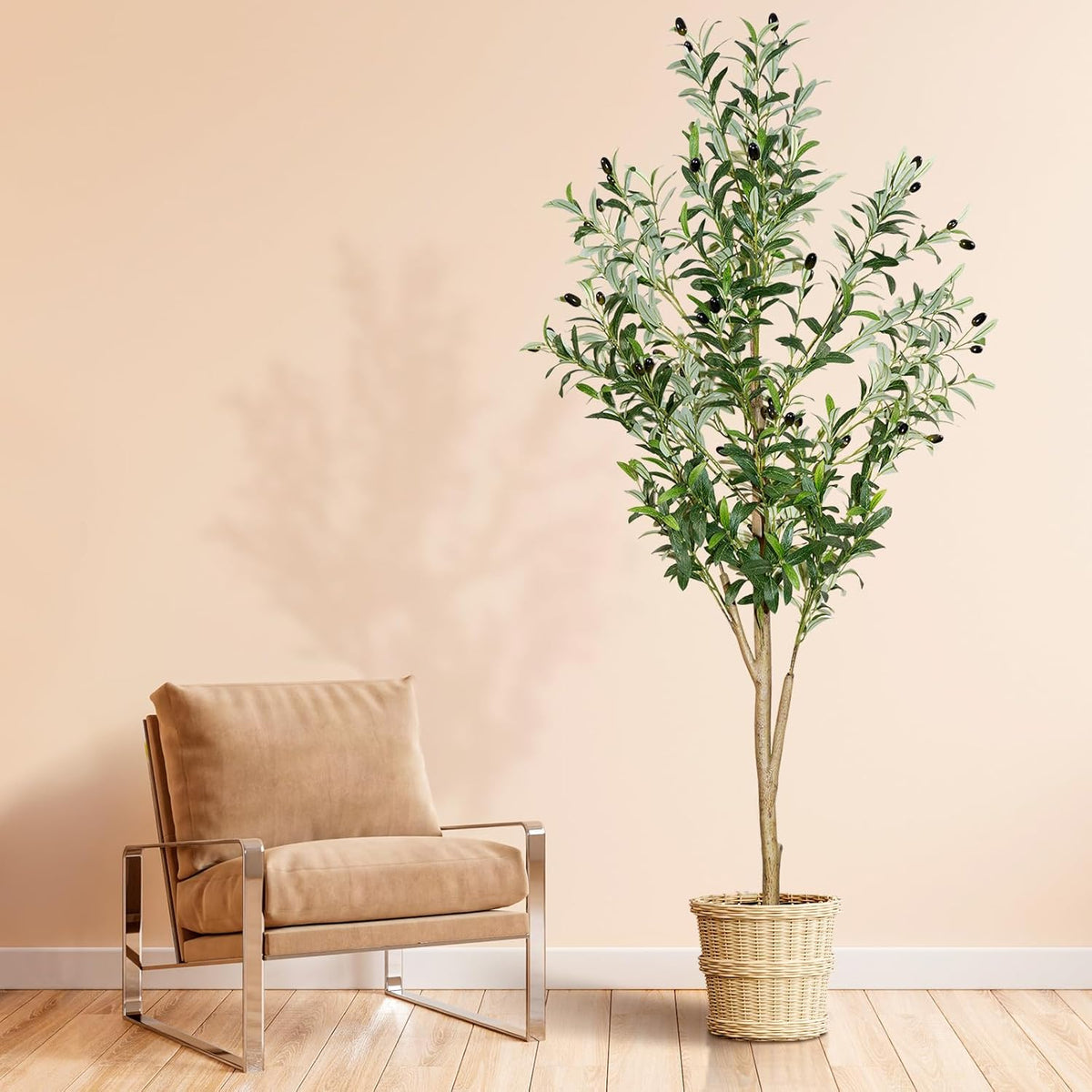 6FT Faux Olive Tree Artificial Indoor Home Decor