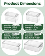 KEMETHY 11 Pack Refrigerator Organizers and Storage, Stackable Fridge Organizer Bins, Bpa-Free Clear Plastic Fruit Storage Containers for Fridge, Kitchen, Fruits, Drinks, Produce, Vegetable