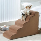 Dog Stairs for High Beds 2 & 5 Step Foam Ramp Small & Medium Dogs
