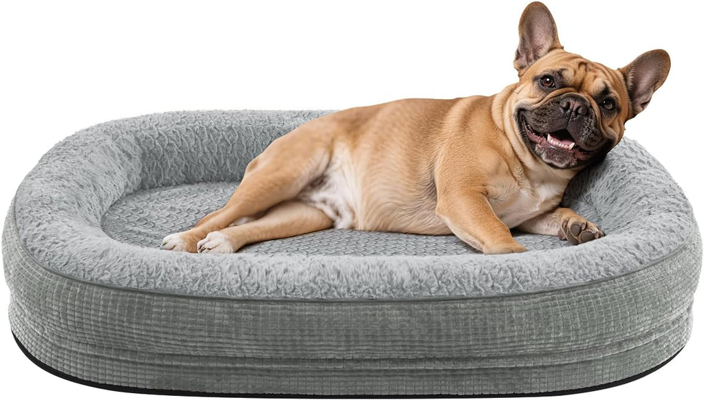 Calming Dog Bed for Large Pets Soft Washable Cushion Bed